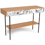 Консоль с принтом на ящиках Elise Console Table варинант исполнения - 10 | Loft Concept в Липецке