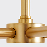 Люстра золотая с белыми тканевыми абажурами Coolness варинант исполнения - 3 | Loft Concept в Липецке