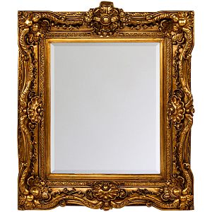 Зеркало настенное золотое с резным орнаментом Classic Ornament Mirror