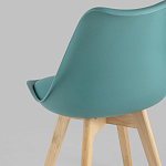 Стул с основой из пластика и мягким сиденьем Arvika Azure варинант исполнения - 6 | Loft Concept в Липецке