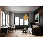 Люстра с каскадом из разноцветных круглых подвесов Key Lustar варинант исполнения - 2 | Loft Concept в Липецке