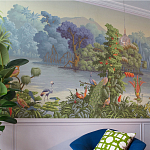 Обои ручная роспись Le Brésil Eden варинант исполнения - 3 | Loft Concept в Липецке