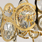 Люстра подвесная из золотых колец 57 см Golden Circles варинант исполнения - 6 | Loft Concept в Липецке