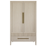 Шкаф платяной Primo с выдвижными ящиками шпон Черный дуб варинант исполнения - 1 | Loft Concept в Липецке