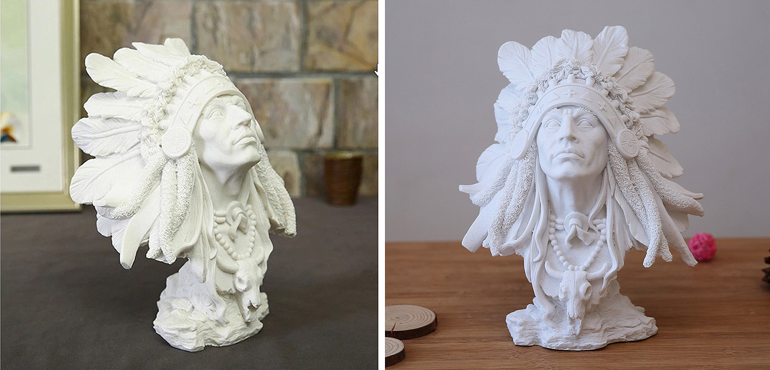 Native american indian figurine A Native american indian figurine A - Loft-Concept в Липецке