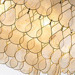 Люстра многоярусная с декором из натуральной морской ракушки Iridescent Light варинант исполнения - 5 | Loft Concept в Липецке