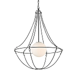 Подвесной светильник из тонких прутьев в форме колокола Forged Thin Rods варинант исполнения - 3 | Loft Concept в Липецке