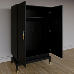 Платяной шкаф Elsa Dreams Black с 2-мя фасадами варинант исполнения - 1 | Loft Concept в Липецке