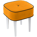 Квадратный мягкий пуф на белых ножках Winton Pouf Square варинант исполнения - 23 | Loft Concept в Липецке