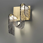 Бра волнистой формы из фактурного стекла Wave варинант исполнения - 3 | Loft Concept в Липецке