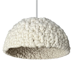 Вязаный подвесной светильник из шерсти Dome Wool Lamp  варинант исполнения - 6 | Loft Concept в Липецке