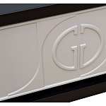 Тумбочка прикроватная с ящиком черно-серого цвета Noble Nightstand варинант исполнения - 3 | Loft Concept в Липецке