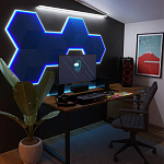 Гипсовая 3D панель с принтографией PM-52 варинант исполнения - 1 | Loft Concept в Липецке