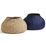 Корзина синяя Elewisa Wicker Basket варинант исполнения - 4 | Loft Concept в Липецке