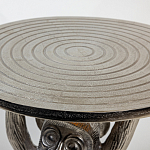 Столик с подстольем в виде обезьянки Bombay Nickel варинант исполнения - 3 | Loft Concept в Липецке