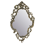 Зеркало настенное в бронзовой раме Majestic Gold Mirrors  варинант исполнения - 1 | Loft Concept в Липецке