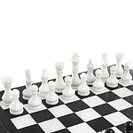 Шахматы классические с черной доской из натурального камня Мрамор Decorative Thematic Chess варинант исполнения - 2 | Loft Concept в Липецке