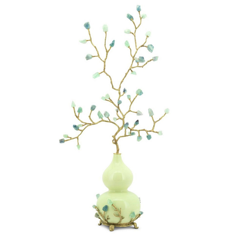 Статуэтка Stand Krizia Flowers Зеленый Золотой Статуэтка Stand Krizia Flowers Зеленый Золотой в Липецке | Loft Concept