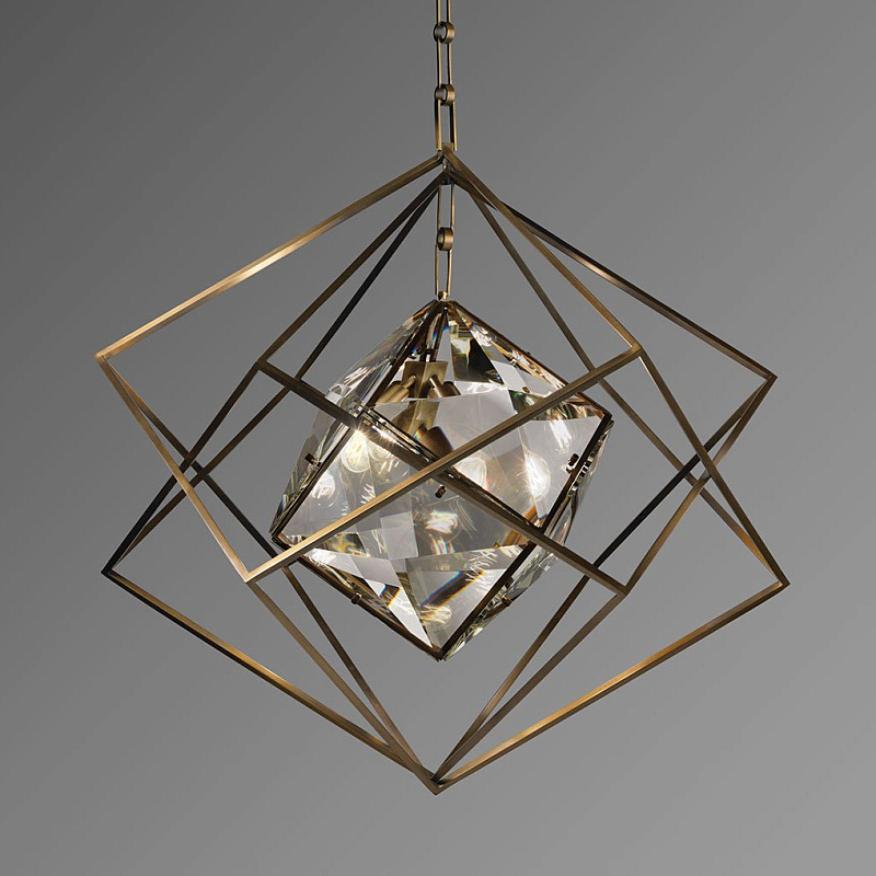 Подвесной светильник Jonathan Browning Studios CAMUS CHANDELIER Латунь Подвесной светильник Jonathan Browning Studios CAMUS CHANDELIER Латунь в Липецке | Loft Concept