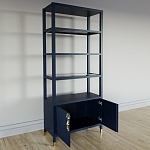 Стеллаж со стеклянными полками Elsa Dreams Blue варинант исполнения - 3 | Loft Concept в Липецке