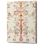 Постер на холсте с изображением ангела и растительных орнаментов Raffael Angel Poster варинант исполнения - 2 | Loft Concept в Липецке