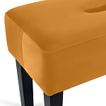 Мягкий  пуф на черных ножках Winton Pouf варинант исполнения - 14 | Loft Concept в Липецке