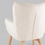 Белое кресло на ножках из массива CORDELIA варинант исполнения - 6 | Loft Concept в Липецке