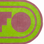 Дизайнерский ковер зеленый Poltronova Sofo Verosa Rug варинант исполнения - 7 | Loft Concept в Липецке