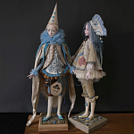 Авторская коллекционная интерьерная кукла Пьеро				 варинант исполнения - 2 | Loft Concept в Липецке