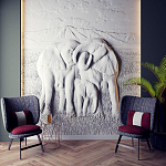 Барельеф ELEPHANTS варинант исполнения - 2 | Loft Concept в Липецке