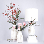 Настольная лампа керамическая бежевая Amazonia варинант исполнения - 2 | Loft Concept в Липецке