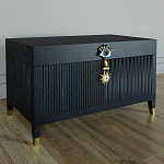 Большой дизайнерский Сундук Elsa Dreams Black варинант исполнения - 4 | Loft Concept в Липецке