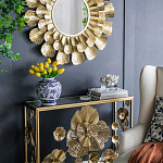 Ваза округлой формы с бело-синим цветочным орнаментом Blue & White Ornament  варинант исполнения - 4 | Loft Concept в Липецке