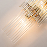 Бра с золотистым основанием и прозрачными трубками Nembus варинант исполнения - 4 | Loft Concept в Липецке