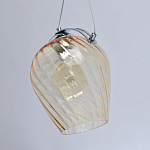 Подвесной светильник со стеклянном плафоном в форме бокала Kaleido варинант исполнения - 4 | Loft Concept в Липецке