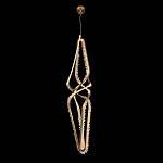 Подвесной светильник с декоративными элементами в виде кристаллов Smooth Shine варинант исполнения - 1 | Loft Concept в Липецке