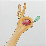 Плитка дизайнерская с рисунком Лимон варинант исполнения - 2 | Loft Concept в Липецке