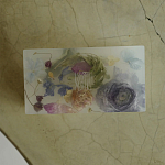 Шкатулка из эпоксидной смолы с цветами белая Epoxy Resin Rectangular Box White варинант исполнения - 6 | Loft Concept в Липецке