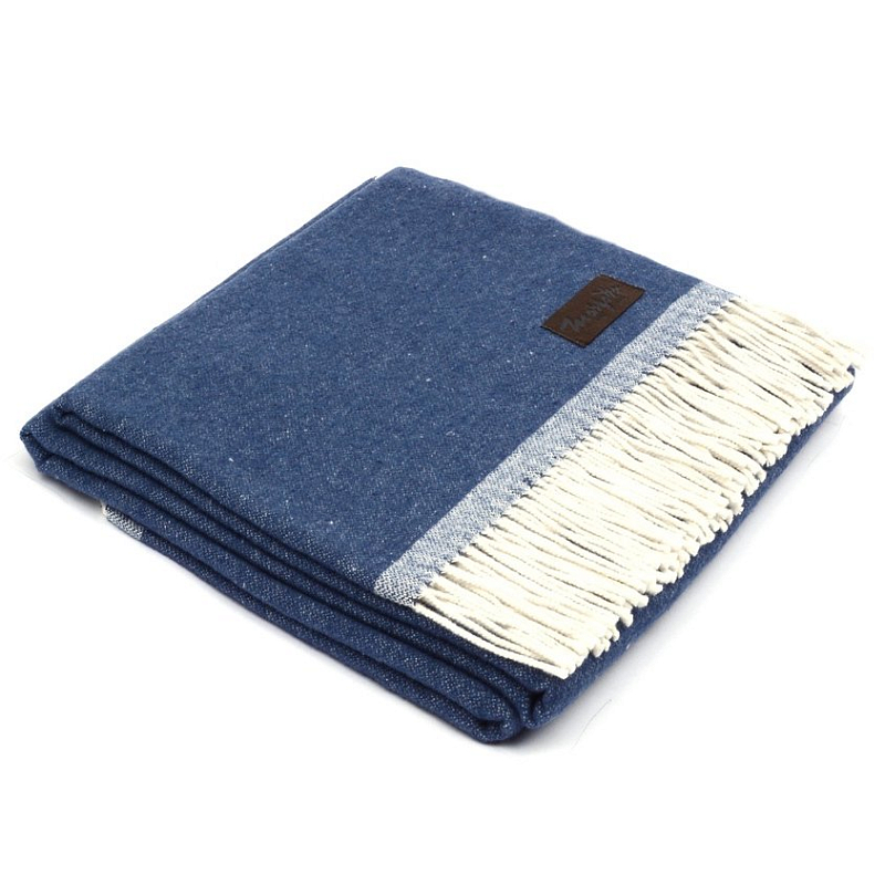 Плед SARA 4000 Marzotto Синий в Липецке | Loft Concept 