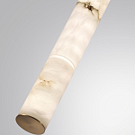 Подвесной светильник с плафоном в форме цилиндра из алебастра Cryptocrystalline Stone варинант исполнения - 5 | Loft Concept в Липецке