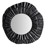 Зеркало в фактурной черной раме в современном стиле Black Maelstrom варинант исполнения - 1 | Loft Concept в Липецке