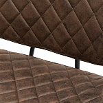 Стул с темно-коричневой обивкой из экокожи Benderson варинант исполнения - 8 | Loft Concept в Липецке