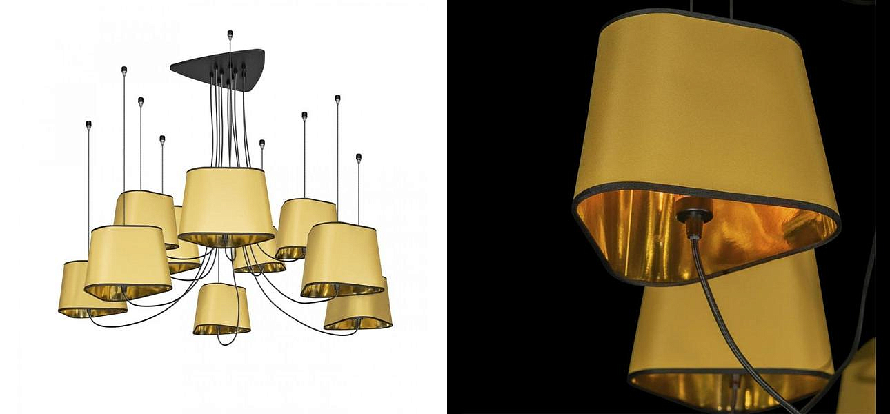 Люстра Designheure Lighting Gold 10 плафонов Люстра Designheure Lighting Gold 10 плафонов - Loft-Concept в Липецке