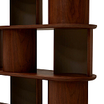 Стеллаж Zacharie Brown Wood Rack варинант исполнения - 4 | Loft Concept в Липецке