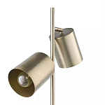 Настольная лампа золотистая на белом мраморном основании Streams of Light варинант исполнения - 4 | Loft Concept в Липецке