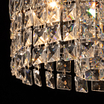 Потолочный светильник круглый с прозрачными подвесками Lunet варинант исполнения - 16 | Loft Concept в Липецке