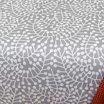 Постельное белье серого цвета с рисунком 200х220 см Blossom Essence варинант исполнения - 4 | Loft Concept в Липецке