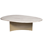 Стол журнальный овальный с контрастным основанием Subsequence варинант исполнения - 2 | Loft Concept в Липецке