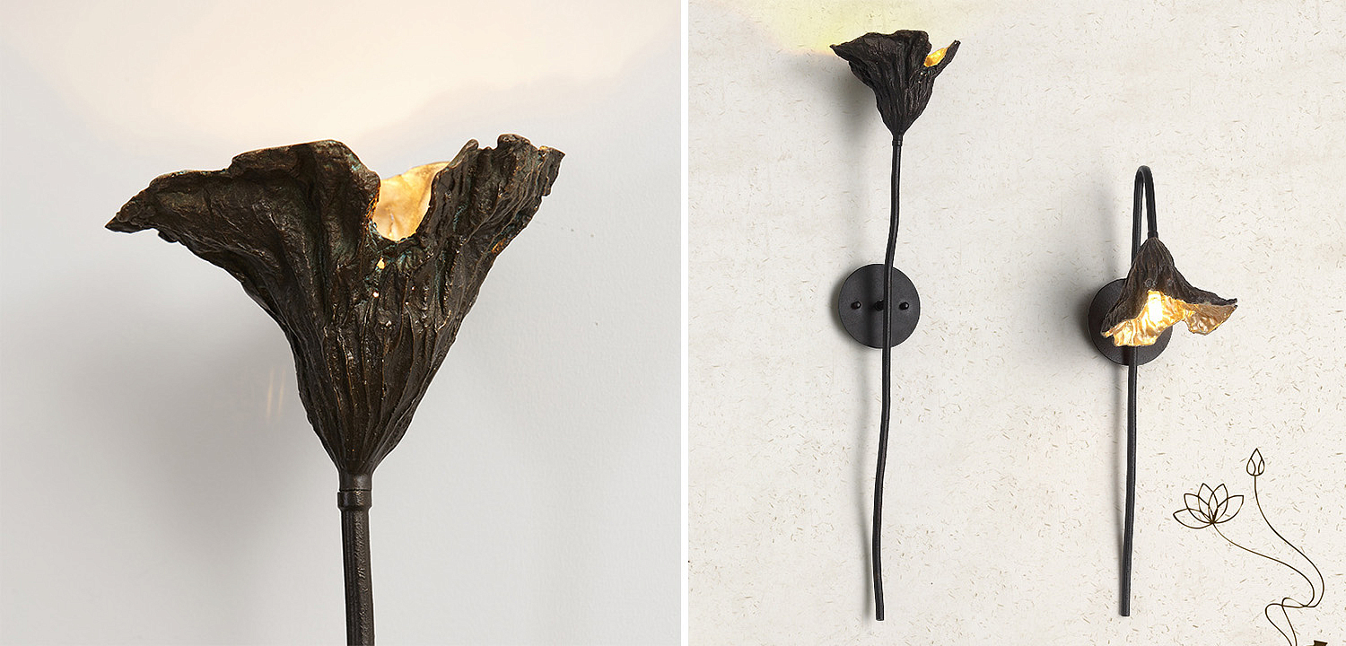 Настенный светильник Увядший Лотос Withering Lotus Lamp II Настенный светильник Увядший Лотос Withering Lotus Lamp II - Loft-Concept в Липецке