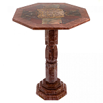 Кофейный стол из натуральных камней Лемезит и Яшма Natural Stone Tables варинант исполнения - 9 | Loft Concept в Липецке